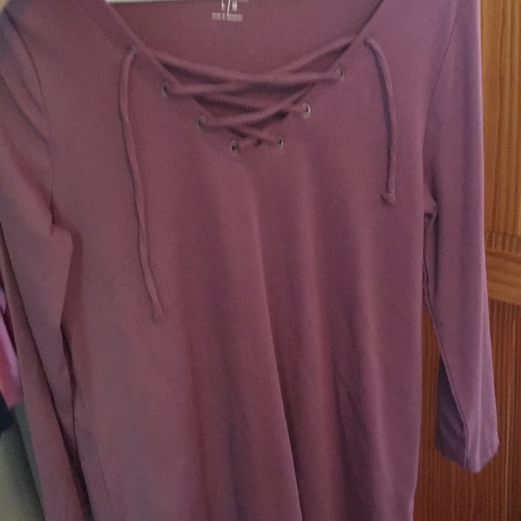 Long sleeve purple old navy shirt - Picture 2 of 2